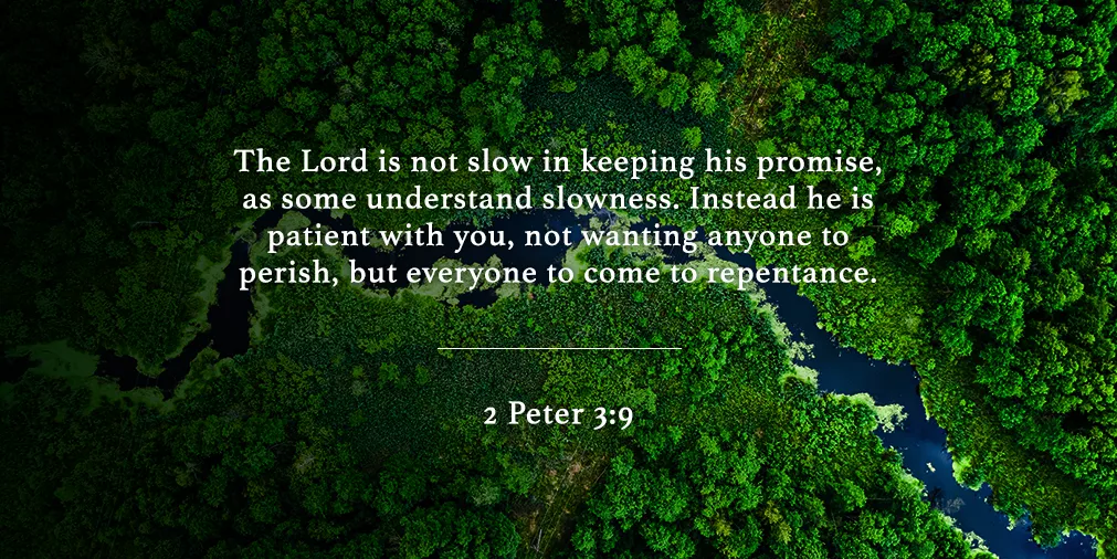 2 Peter 3:9 NIV