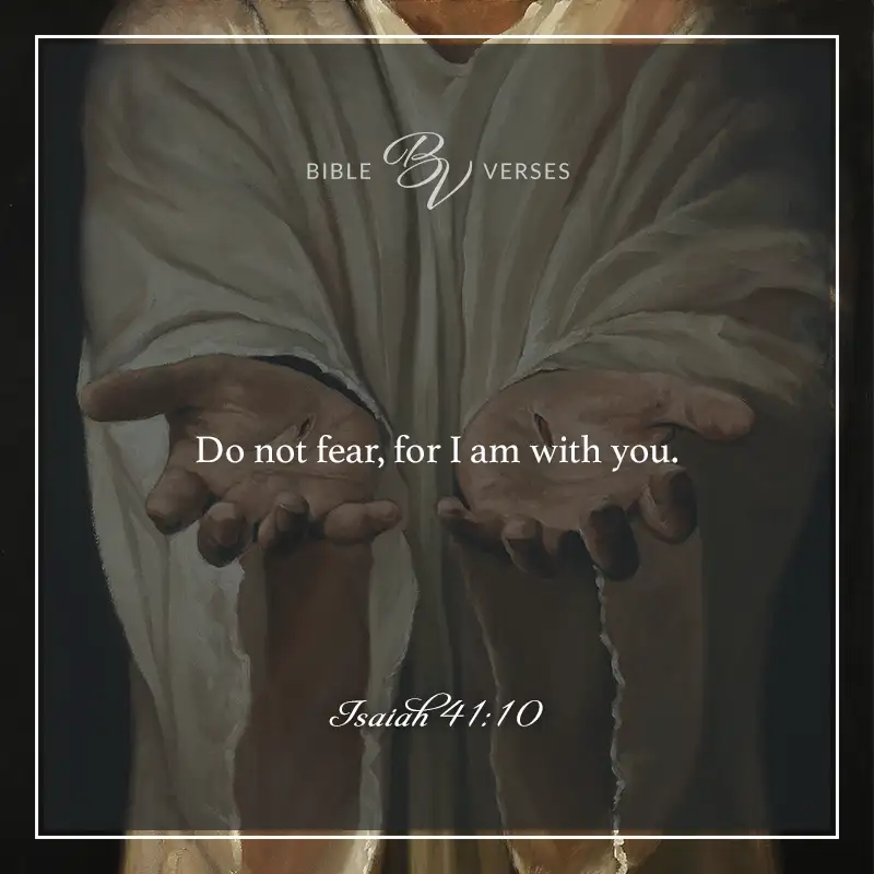 bible verses about fear

Do not fear, for I am with you.

Isaiah 41:10