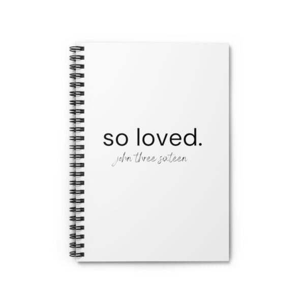 John 3:16 Spiral Notebook - Ruled Line - Image 2