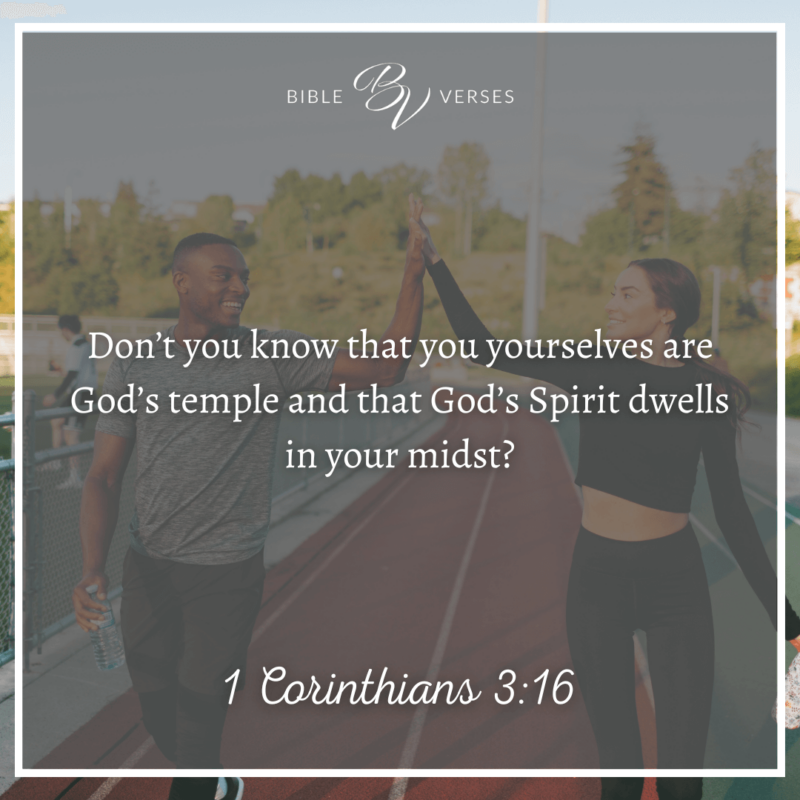 Bible verses on self love: 1 Corinthians 3:16